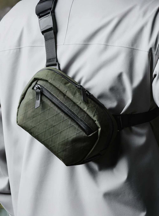 Taška přes rameno Alpaka Go Sling Nano X-Pac - Dark Green, fotografie 6