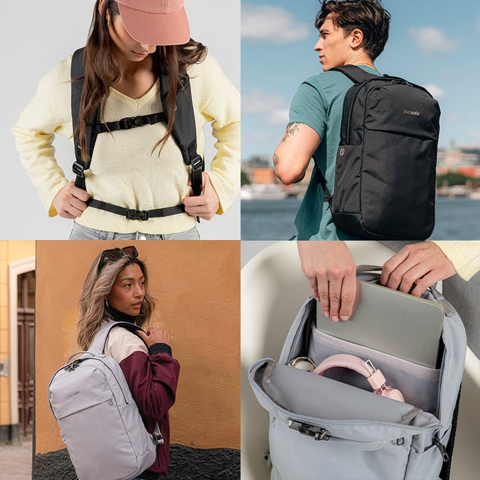 Batoh proti krádeži Pacsafe V 20L Black, fotografie 13