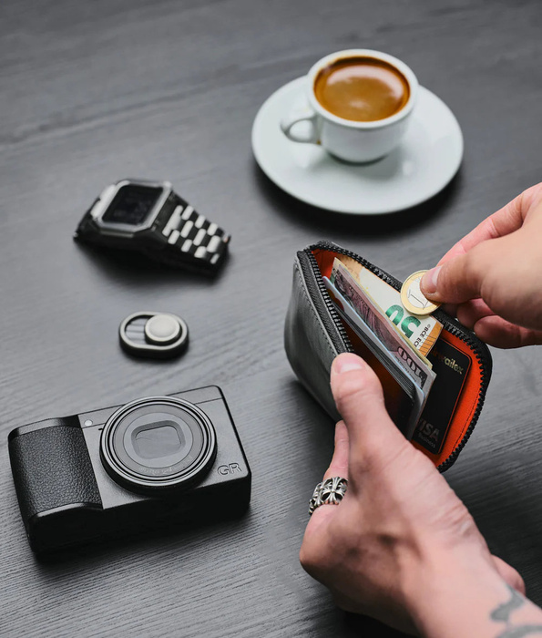 Peněženka Alpaka Zip Card Pouch - Grey, fotografie 5