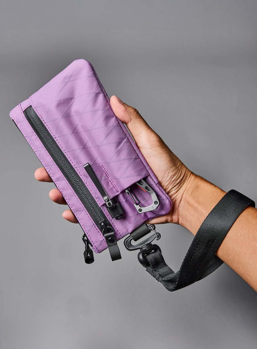 Organizer taška Alpaka Zip Clutch - Mulberry, fotografie 3