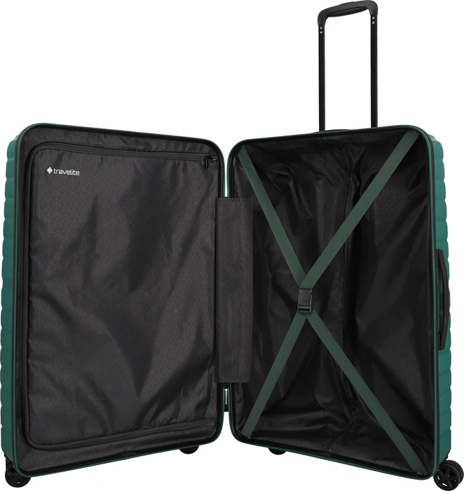 Velký kufr Travelite Trient 76 cm – zelený, fotografie 4