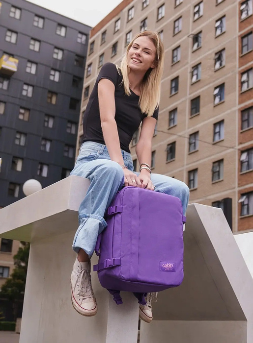 Batoh palubní zavazadlo do Wizzair Cabin Zero Classic 28L Lavender Dream, fotografie 7