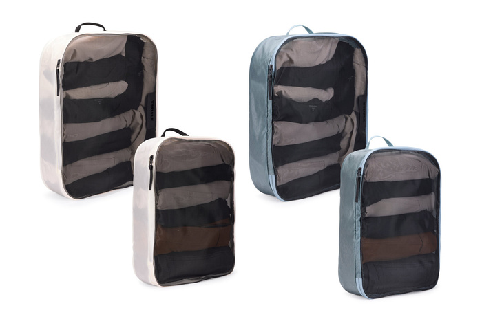 Sada 4 cestovních organizérů Thule Family Packing Cube Set Pond gray / White, fotografie 4