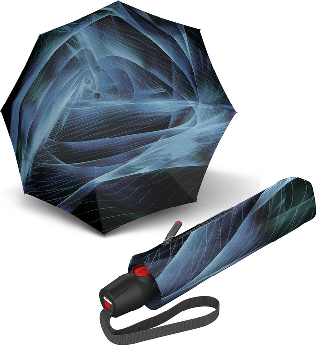 Plně automatický skládací deštník Knirps T.200 Medium Duomatic Aura sea