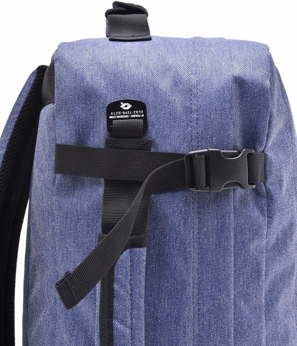 Batoh palubní zavazadlo do Wizzair Cabin Zero Classic 28L Blue Jean, fotografie 5