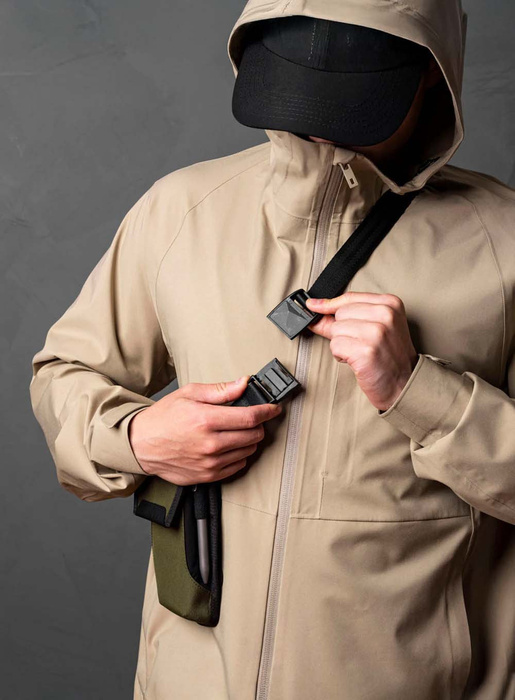 Pouzdro na telefon Alpaka Modular Phone Sling V2 Axoflux - Army Green, fotografie 4