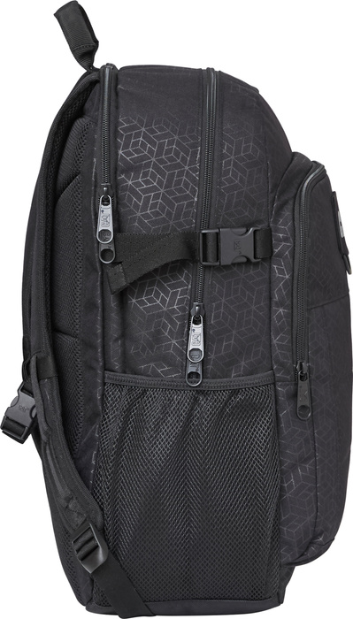 Batoh CAT Caterpillar Barry 31L Black Heat Embossed, fotografie 3