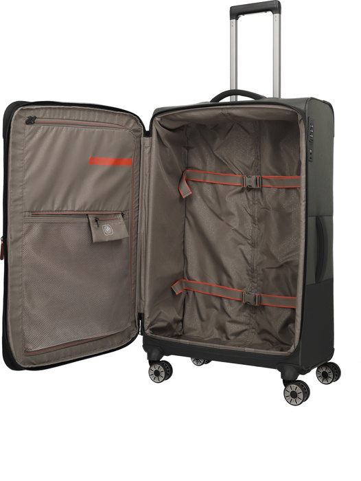 Velký kufr Travelite CrossLite 5.0 4K 77 cm – zelený, fotografie 8