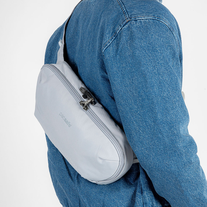 Bezpečnostní ledvinka Pacsafe V 5L gray, fotografie 4