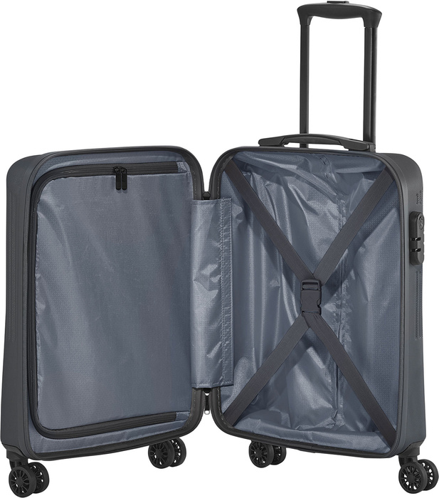 Kabinový kufr Travelite Bali 55 cm šedý, fotografie 2