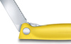 Skládací kuchyňský nůž Swiss Classic Victorinox Žlutý, fotografie 3