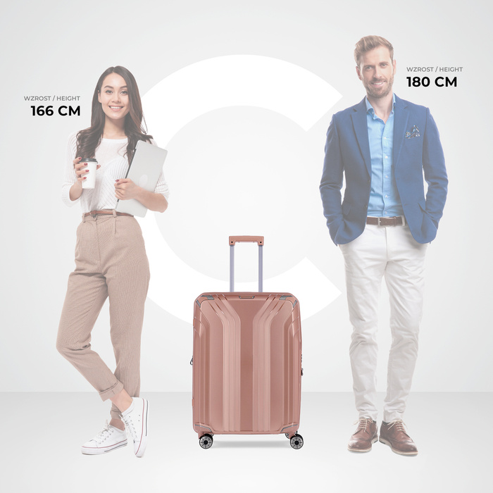 Střední rozšiřitelný kufr Travelite Elvaa 66 cm – rose, fotografie 8
