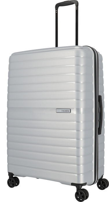 Velký kufr Travelite Trient 76 cm – stříbrný