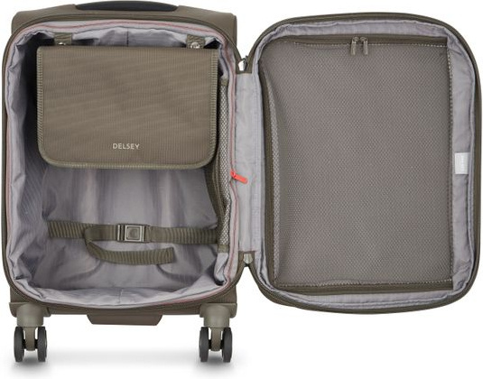 Kabinový kufr Delsey Helium DLX 55 cm – hnědý, fotografie 5