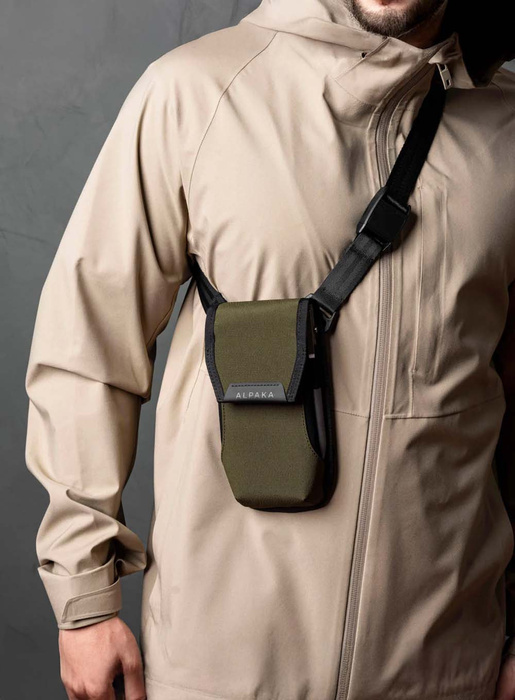 Pouzdro na telefon Alpaka Modular Phone Sling V2 Axoflux - Army Green, fotografie 10